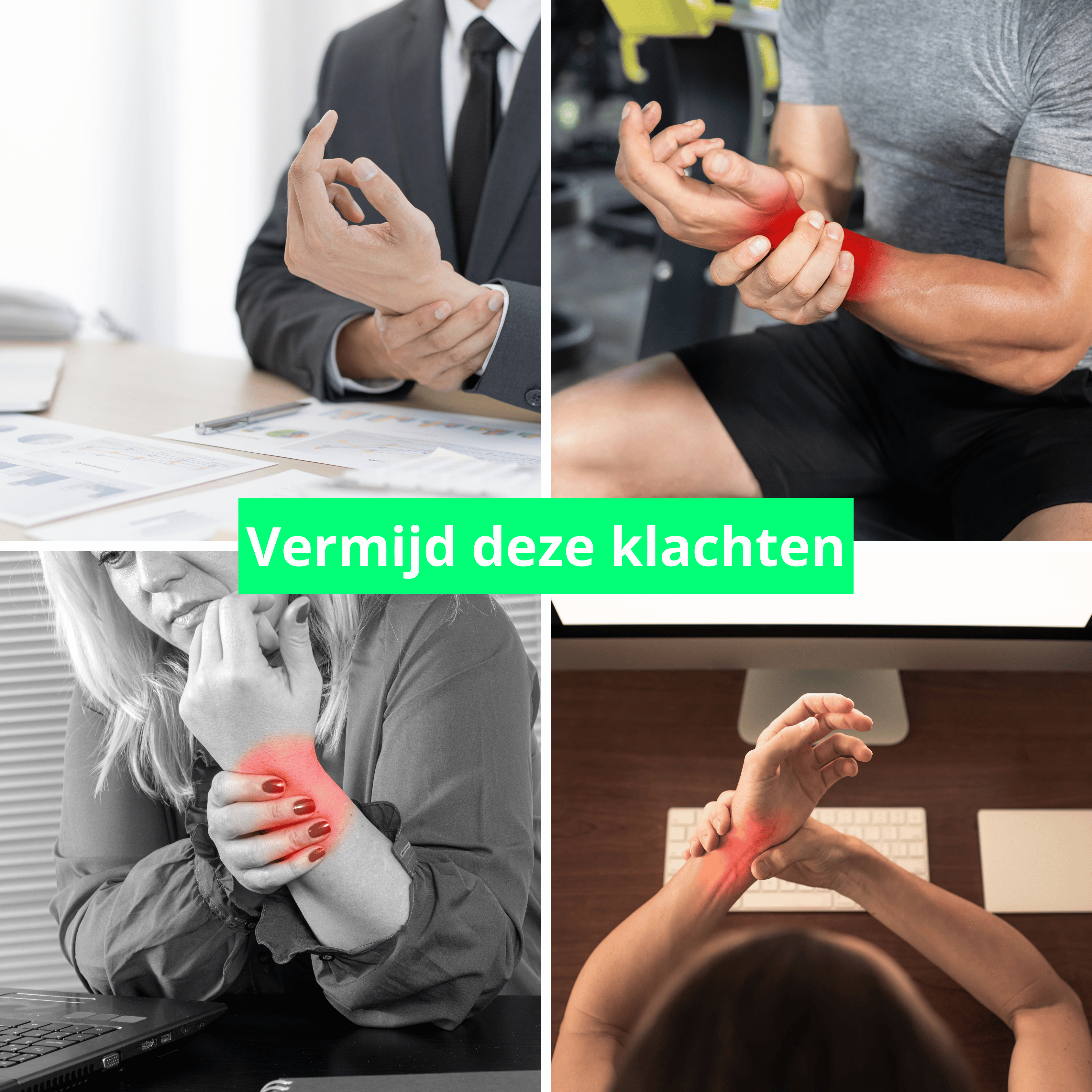Vrouw gebruikt polsbanden tijdens fitness – bescherming voor pols en hand