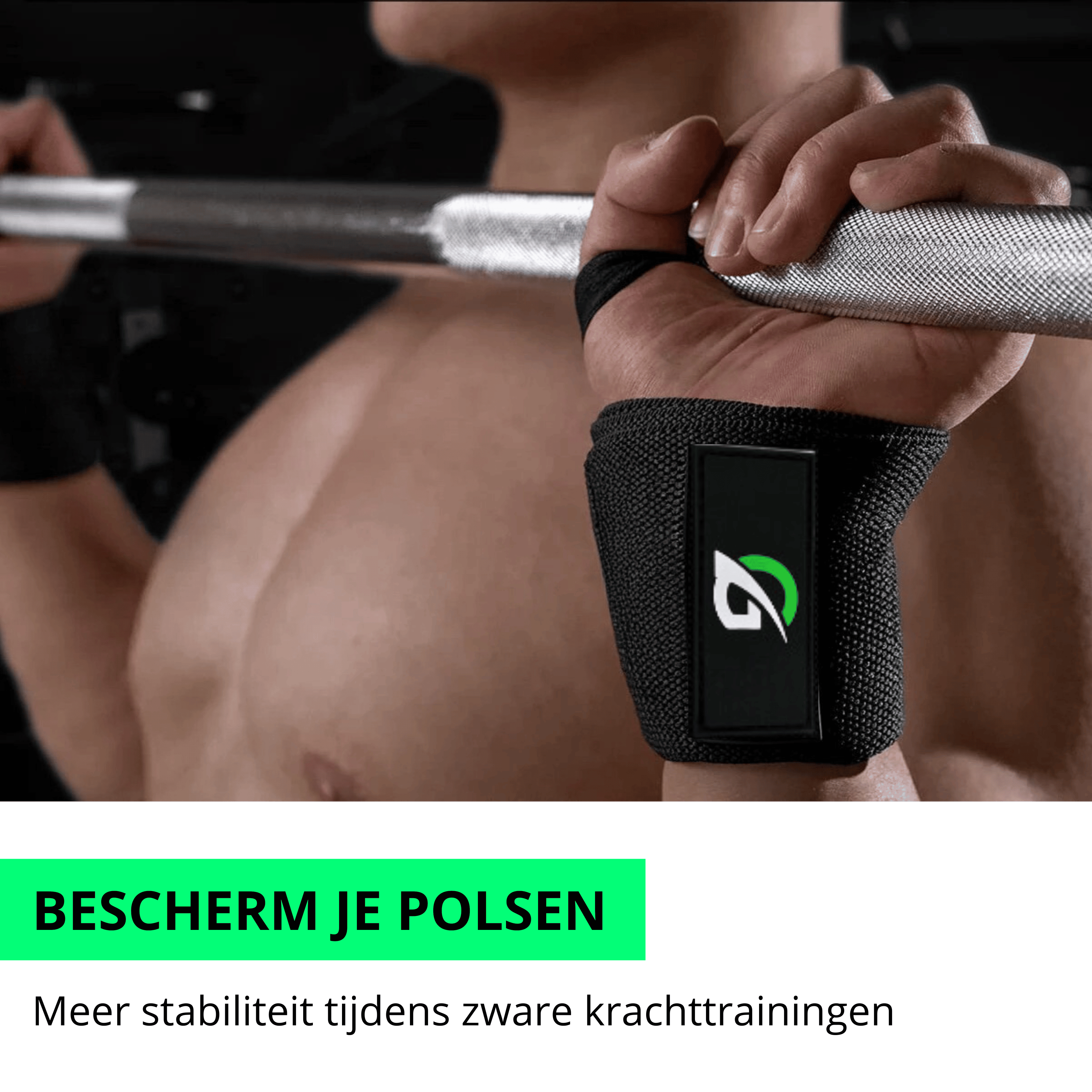 Man draagt polsbanden tijdens crossfit – polsondersteuning bij training
